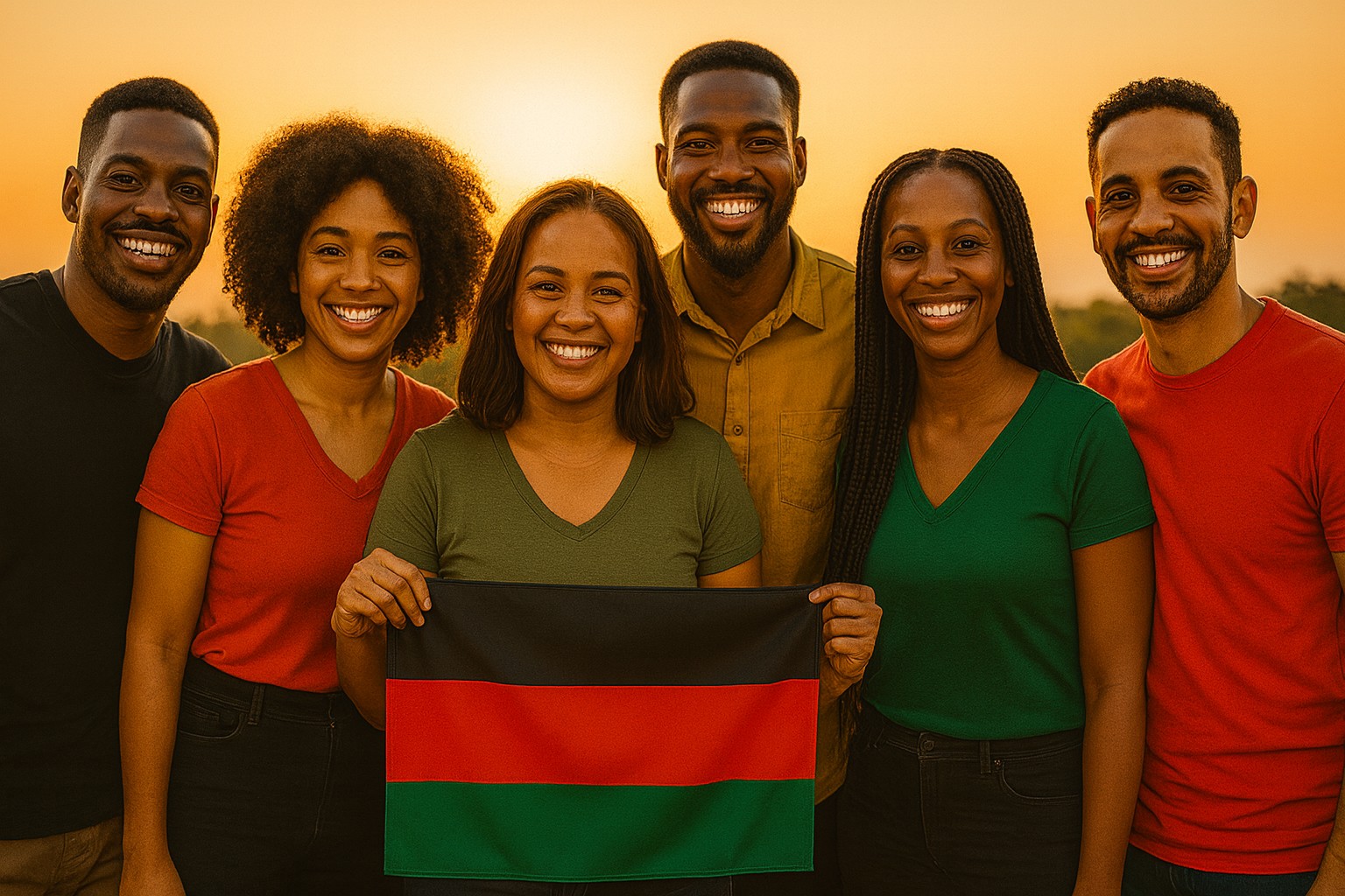 Pan-African crowd united